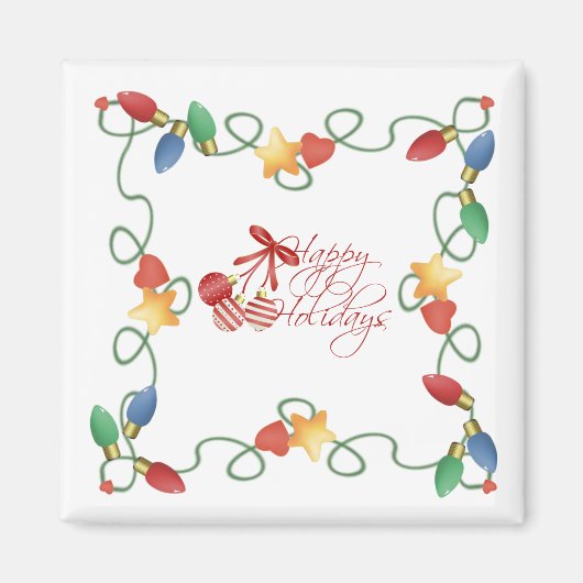 Happy Holidays Magnet (Vorne)