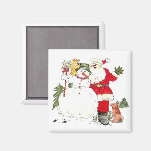 Happy Holidays Magnet (Vorderseite/Rückseite)