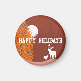 Happy Holidays - Magnet