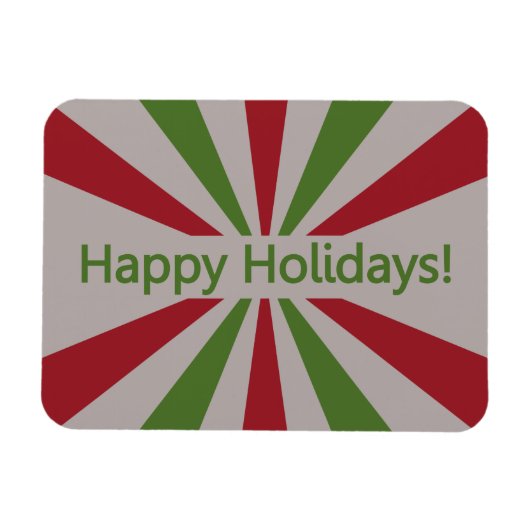 Happy Holidays Magnet (Horizontal)