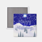 Happy Holidays Magnet (Vorderseite/Rückseite)