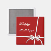 Happy Holidays Magnet (Vorderseite/Rückseite)