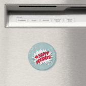 Happy Holidays Magnet (In Situ (Geschirrspüler))