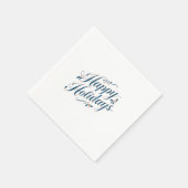 Happy Holidays Merry Christmas Family New Year Serviette (Ecke)