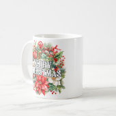 Happy Holidays | Merry Christmas Kaffeetasse (Vorderseite Links)