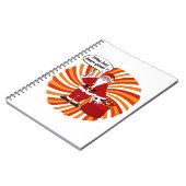 Happy Holidays mit Santa Notizblock (Linke Seite)