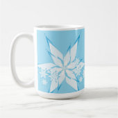 Happy Holidays mit Snowflake Art Kaffeetasse (Links)