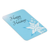 Happy Holidays mit Snowflake Art Magnet (Rechte Seite)