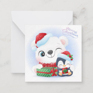 Happy Holidays Mitteilungskarte