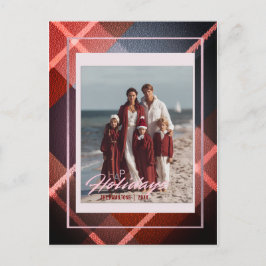 Happy Holidays Modern Family photo postcard Postkarte