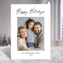 Happy Holidays Modernes Elegantes stilvolles Foto