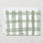 Happy Holidays Modernes Minimales Foto Feiertagskarte (Rückseite)