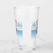 Happy Holidays Monkey Glas (Links)