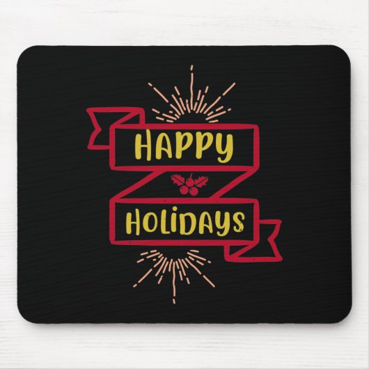Happy Holidays Mousepad (Vorne)