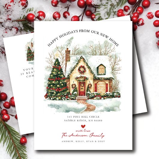 Happy Holidays Moving Ankündigung