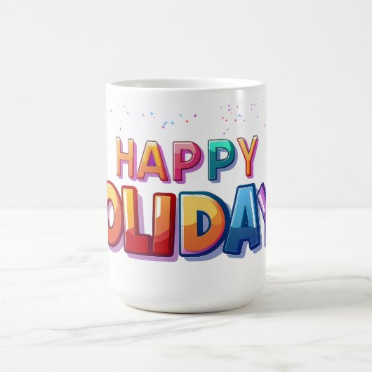 Happy Holidays Mug Kaffeetasse (Mittel)