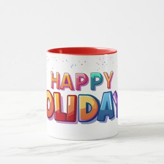 Happy Holidays Mug Tasse (Zentrum)