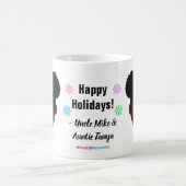 Happy Holidays Natural Hair Coffee Tasse (Mittel)