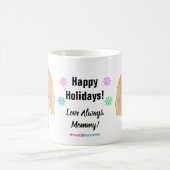 Happy Holidays Natural Hair Coffee Tasse (Mittel)
