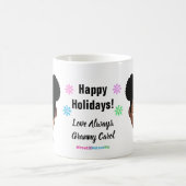 Happy Holidays Natural Hair Coffee Tasse (Mittel)