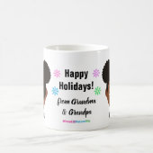 Happy Holidays Natural Hair Coffee Tasse (Mittel)