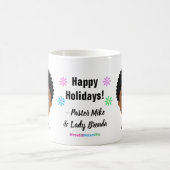 Happy Holidays Natural Hair Coffee Tasse (Mittel)