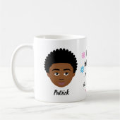 Happy Holidays Natural Hair Coffee Tasse (Links)