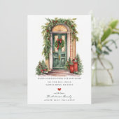 Happy Holidays Neue Zuhause Moving Ankündigung (Stehend Vorderseite)