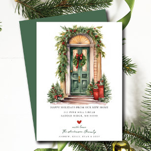 Happy Holidays Neue Zuhause Moving Ankündigung