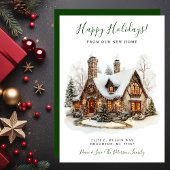 Happy Holidays Neue Zuhause Moving Ankündigung