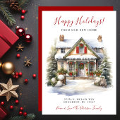 Happy Holidays Neue Zuhause Moving Ankündigung