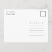 Happy Holidays Neues Zuhause Moving Ankündigung Fo (Rückseite)