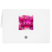 Happy Holidays - New Address Christmas Card (Rückseite Horizontal)