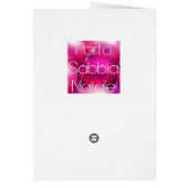 Happy Holidays - New Address Christmas Card (Hinten)