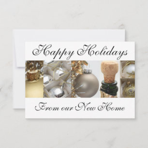 Happy Holidays - New Address Christmas Card Einladung