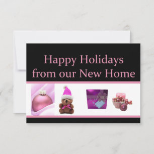 Happy Holidays - New Address Christmas Card Einladung