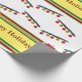 Happy Holidays - New Year, Christmas Geschenkpapier (Ecke)