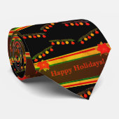 Happy Holidays - New Year, Christmas Krawatte (Gerollt)