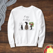 Happy Holidays Niedlich Funny Christmas Penguin Sweatshirt