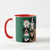 Happy Holidays Niedlich Hunde Tasse (Links)
