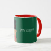 Happy Holidays Niedlich Hunde Tasse (VorderseiteRechts)