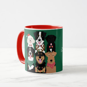 Happy Holidays Niedlich Hunde Tasse