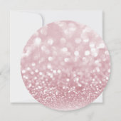 Happy Holidays Niedlich Pink Glitzer Feiertagskarte (Rückseite)