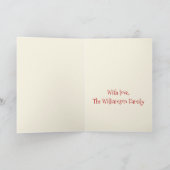 Happy Holidays - Niedlich Schnauzer Weihnachten (Innenseite)