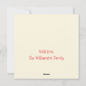 Happy Holidays - Niedlich Weihnachten Weihnachten (Rückseite)