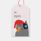 Happy Holidays - Niedlich Weihnachten Weihnachten  Geschenkanhänger (Rückseite)