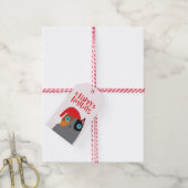 Happy Holidays - Niedlich Weihnachten Weihnachten  Geschenkanhänger (Mit Garn)