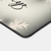 Happy Holidays Niedlich Winter Snowman Snowflake Schreibtischunterlage (Ecke)