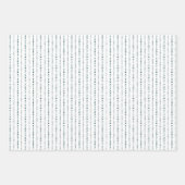 Happy Holidays niedliche Nadelstreifen rot Geschenkpapier Set (Vorderseite 2)