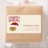 Happy Holidays - Niedliche Yorkshire Terrier Weihn (Insitu)